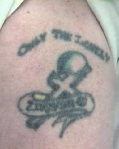 Right upper arm tattoo
