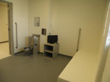Isolation Cell with Sink-TV-Toilet-Bed