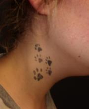 TATTOO ON NECK