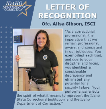 Graphic shows photo of Alisa holding letter with quote from letter