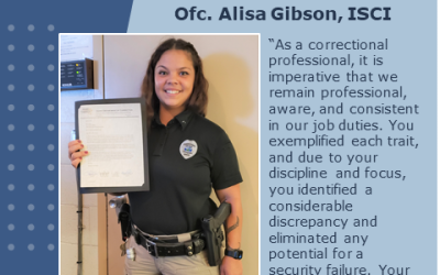 Graphic shows photo of Alisa holding letter with quote from letter