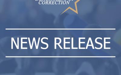 graphic  says "NEWS RELEASE: