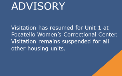 "Facility Advisory" graphic has same words as in post